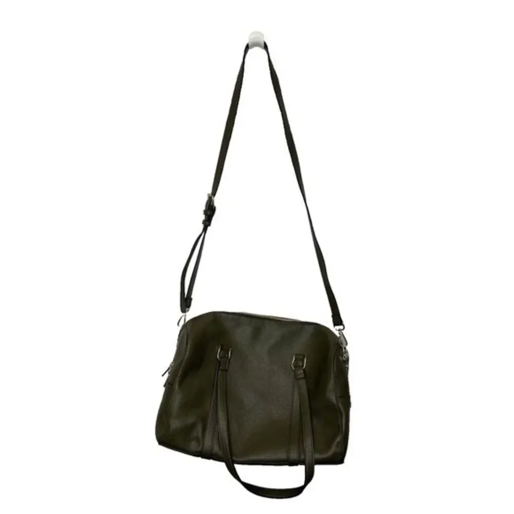 A New Day Women's Dark Olive Green Satchel Handbag/Shoulder‎ bag EUC